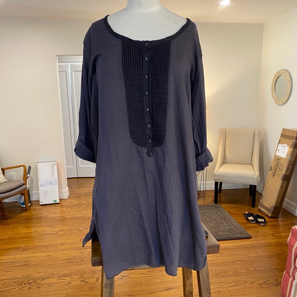 All Saints Tuxedo Shirt